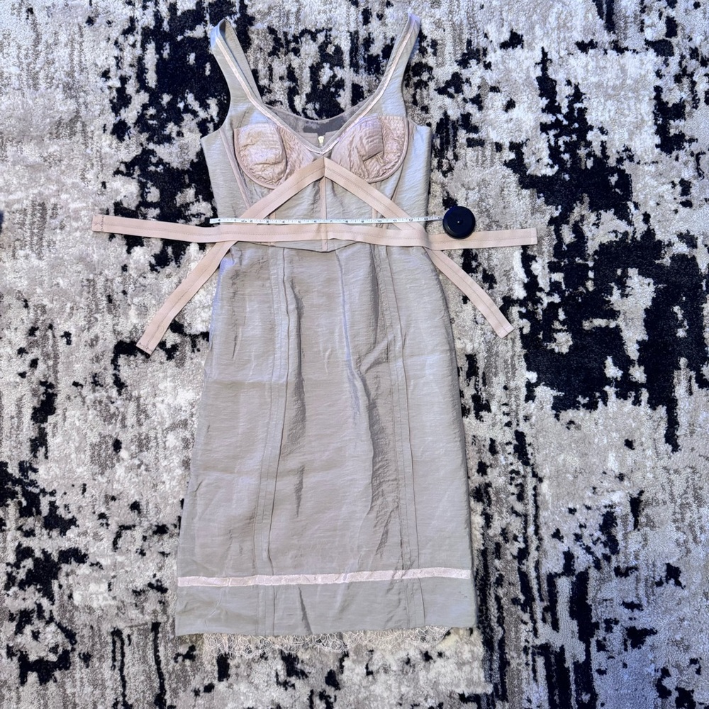 BCBGMaxAzria Beige Dress